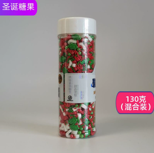 Noël Cuisson Gâteau Décoration <span class=keywords><strong>Bonbons</strong></span> Mixte Flocon De Neige Canne Couleur Aiguille Perle Rouge Feuille Verte Pain D'épice <span class=keywords><strong>Maison</strong></span> - Product Image 4