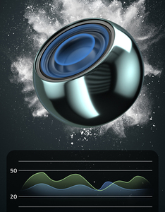 Loa <span class=keywords><strong>BLUETOOTH</strong></span> MINI Cầm Tay M3 Âm Thanh Kim Loại Động Với Loa <span class=keywords><strong>Bluetooth</strong></span> 5 <span class=keywords><strong>W</strong></span> Âm Trầm Cao (Màu Đen, Kênh Âm Thanh Nổi) - Product Image 2