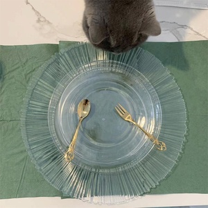 Nhựa trái cây tấm rõ ràng <span class=keywords><strong>Sunburst</strong></span> sạc tấm nhựa trong suốt đám cưới trang trí tấm - Product Image 6