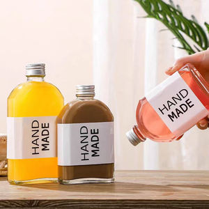 Bottiglia Quadrata in Vetro per Confezionamento di Caffè, Succo, <span class=keywords><strong>Latte</strong></span>, Vino 100 <span class=keywords><strong>ML</strong></span> 200 <span class=keywords><strong>ML</strong></span> 250 <span class=keywords><strong>ML</strong></span> 350 <span class=keywords><strong>ML</strong></span> 500 <span class=keywords><strong>ML</strong></span> - Product Image 2