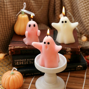 Coffret Cadeau Bougies Parfumées Fantôme d'Halloween en Gros – Bougies d'Aromathérapie Sans Fumée pour une Ambiance Premium, Souvenir Portable - Product Image 1