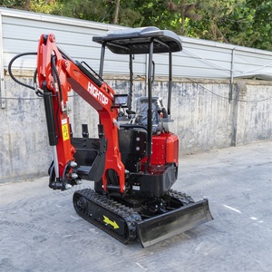 Mini-excavatrice compacte de 1,2 tonne pour espaces restreints, rotation zéro, puissante pour le creusement et le levage, idéale pour les projets d'aménagement paysager - Product Image 1