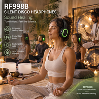 Headphone Penyembuhan Suara RF998B Kualitas Suara Hi-Fidelity 3 Kanal Terapi Suara Imersif untuk Acara Perusahaan