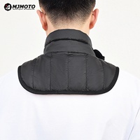 MJMOTO MD-WS25 Cagoule étanche pour motocycliste, cagoule de cou noire pour l’hiver, masque de moto et de ski pour homme, écharpe et accessoires pour vélo