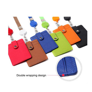 <span class=keywords><strong>Porte</strong></span>-<span class=keywords><strong>badge</strong></span> en cuir PU avec lanière rétractable pour tenir la carte de <span class=keywords><strong>porte</strong></span> de nom d'étudiant - Product Image 6