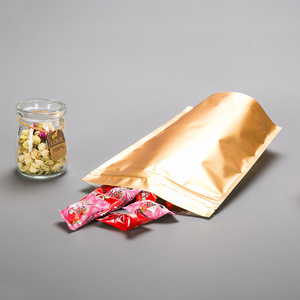 Custom Printed Metallized Gold Stand up Zipper Pouch Smell Proof Zip Lock Bag Bolsas <strong>Plasticas</strong> - Product Image 5