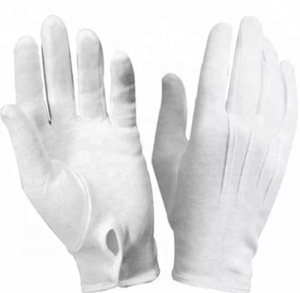 Gants maçonniques en coton 100% avec logo personnalisé imprimé, pour un usage quotidien et les cérémonies, confort quatre saisons - Product Image 2