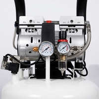 Compresseur d'air silencieux sans huile portable Compair avec réservoir d'air de 32 L