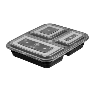 Eco-Friendly Biodegradable Takeaway Disposable Plastic Meal Prep Food Container with Lids