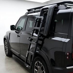 Escalera Lateral Desplegable Universal Ajustable de Aluminio para Techo de Auto Chery Jetour, Modelo Jetour T1 - Product Image 3