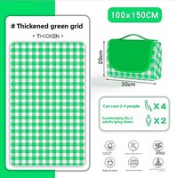 Grandes couvertures de pique-nique imperméables personnalisées avec logo, tapis de camping extérieur, tapis de plage, couverture de voyage
