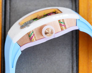 Reloj Mecánico 2025 de Lujo Ligero, Alta Calidad, Esfera Colorida en Forma de Caramelo, Correa de Goma, Duradero, Juvenil, Estilo Universitario, Superventas - Product Image 3