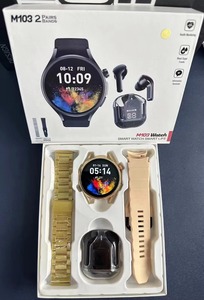 เปิดตัวสมาร์ทวอทช์รุ่นใหม่ล่าสุด <span class=keywords><strong>M103</strong></span> พร้อมหูฟังและสายรัดคู่ ซีรีส์ 9 - Product Image 4