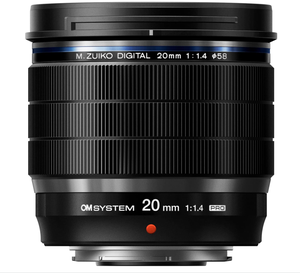 Objectif OM System M.Zuiko Digital ED 20mm F1.4 PRO - Product Image 1