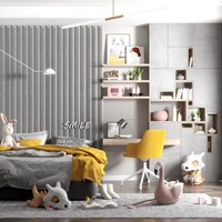 Chambre à lit double moderne pour enfants Tapis en bois moelleux pour garçons pour chambre à coucher ou hôtel Meubles de chambre à coucher