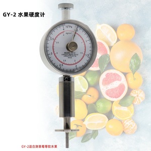 Testeur de dureté des fruits Gy 2, 4 kg Cm2, en acier inoxydable, pour fruits mous comme les fraises - Product Image 1