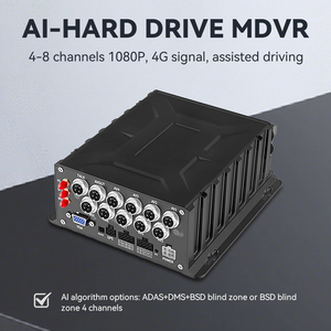 เครื่องบันทึกวิดีโอติดรถยนต์ 8CH 4G AI MDVR ADAS DMS BSD พร้อม GPS HDD รองรับแรงดันไฟฟ้ากว้าง 9-36V สำหรับรถบรรทุก ระบบตรวจสอบยานพาหนะสำหรับธุรกิจขนส่ง - Product Image 5