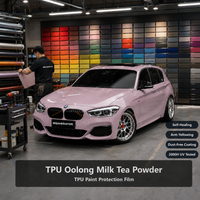 Film de protection de peinture automobile WrapMaster TPU Oolong Milk TeaPowder auto-réparant PPF pour changement de couleur complet de la voiture, prix usine en gros