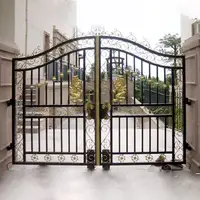 איטלקי גן קשת חיצוני דלת זול חוות נוי יצוק ברזל עבור גדר שערים