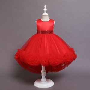 Robe de princesse sans manches à motif floral pour enfants, idéale pour les anniversaires et mariages - Collection 2021 en vogue - Product Image 4