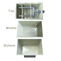 Filtre pour bassin à carpes koï QihangRAS, 10m³/h, tour de filtration en polypropylène, cascade de douche Bakki QL-TK-370 QLOZONE