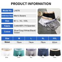 Nouvelle collection été : Caleçons boxers pour hommes, tendance, respirants, extensibles et confortables, grandes tailles