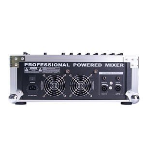 Mezclador de audio amplificado GJS de 8 canales, 500W/800W, con micrófonos, estuche de transporte, MP3, Bluetooth, para presentaciones en escenario y transmisiones en vivo. - Product Image 2