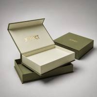 Boîte cadeau rigide de luxe en papier artistique, personnalisée avec logo magnétique sur mesure, qualité supérieure, source de production unique.