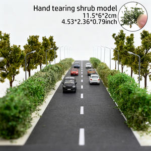आंसू-ऑफ झाड़ी मॉडल प्लास्टिक 1:64 पैमाने पर वास्तुशिल्प दृश्य रेत टेबल मॉडल के लिए हैंडमेड डिय एक्सेसरी मेकिंग गार्डन का उपयोग किया - Product Image 3