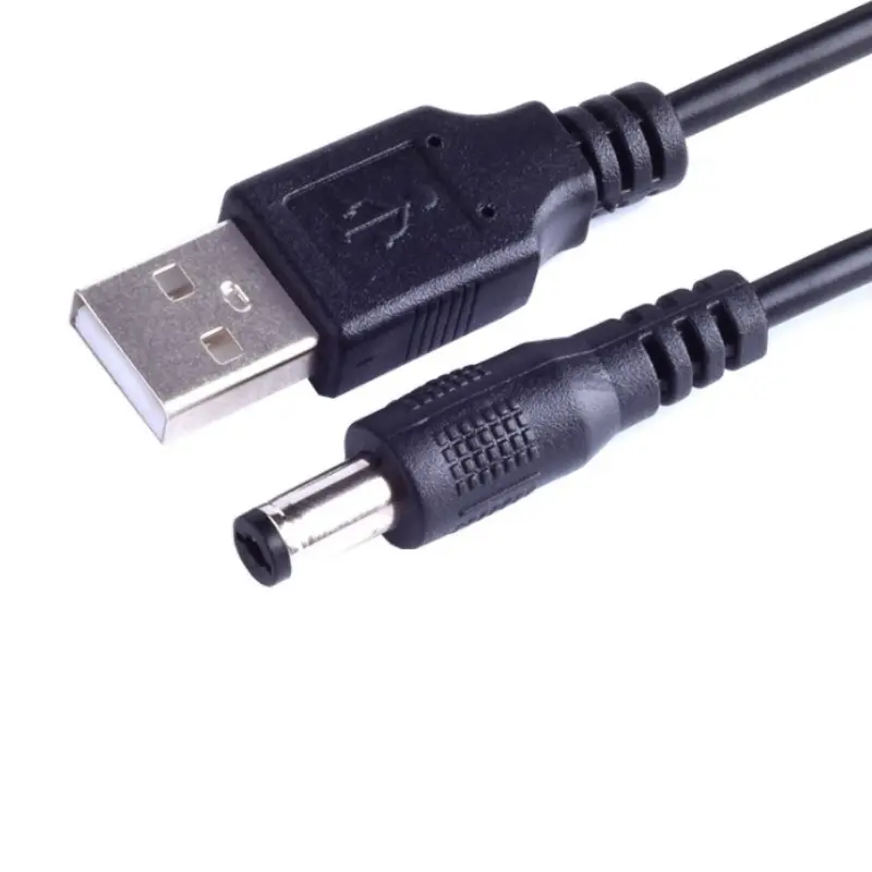 OEM USB ذكر إلى 5.5 مللي متر برميل موصل كابل يو إس بي إلى العاصمة كابل 5.5x2.5 مللي متر العاصمة كابل الطاقة