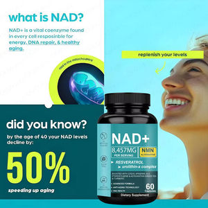 Complejo de Resveratrol y Urolithin-a con NAD+ 8457mg, 60 Cápsulas, Fórmula Avanzada con COQ10, APIGENIN, ALA, PTEROSTILBENO y ASTAXANTINA - Product Image 3