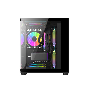 Ruix קרנבל s2 במקרה M-ATX תצוגה מלאה seaview זכוכית מיני מחשב מקרה 7 אוהדים מיקום תמיכה 240 מ "מ מים קריר למעלה - Product Image 4