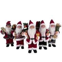 Meilleure vente Mini 13-18cm marionnette du père Noël populaire Noël Mari jouet cadeau décoration