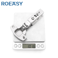 ROEASY Charnière hydraulique dissimulée à clipser 35mm sans ailes Couvercle en plastique détachable Fermeture en douceur Charnière d'armoire à petit angle