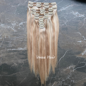 Extensiones de <span class=keywords><strong>Cabello</strong></span> Humano Real con Clip VMAE, <span class=keywords><strong>Cabello</strong></span> Virgen Natural con Raíz Oscura, <span class=keywords><strong>Balayage</strong></span> 613, Reflejos Rubios, Rizado Afro, Rizado Profundo - Product Image 5