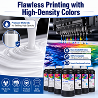 Encre neutre UV LED respectueuse de l'environnement pour imprimantes UV Ricoh G5 G6 Forte adhérence Résistante à l'eau Impression lisse
