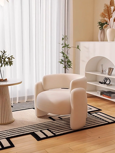 Sofá Cama Curvo Moderno de Terciopelo, Sofá Tapizado para Sala de Estar, Hotel, Apartamento - Product Image 4