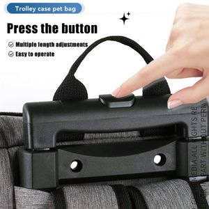 Bolsa de Transporte para Mascotas Plegable y Transpirable de Metal, Plástico y Poliéster, con Base Rígida y Función de Manos Libres - Product Image 5