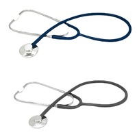 Stéthoscope simple face à tête unique pour l'exportation de la médecine chinoise Commerce extérieur Utilisation d'urgence Disponible en plusieurs couleurs