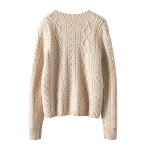 <span class=keywords><strong>Cardigan</strong></span> di Cashmere di moda nuovo maglione autunno e inverno cappotto lavorato a maglia in <span class=keywords><strong>cotone</strong></span> <span class=keywords><strong>lungo</strong></span> - Product Image 4