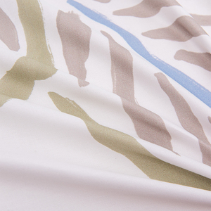 Juego de Ropa de Cama con Estampado de Hojas <span class=keywords><strong>Abstractas</strong></span>, Sábanas Suaves y Transpirables, Tamaño King, Algodón de Lujo, Proveedores de Ropa de Cama Personalizada al por Mayor - Product Image 6
