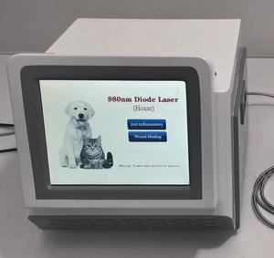 Kuda kucing anjing terbaru 60W Laser terapi penghilang rasa sakit lampu merah terapi hewan fisioterapi untuk klinik hewan - Product Image 2