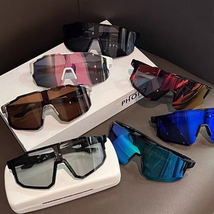 <b>Large</b> <b>Frame</b> Sport Sunglasses Cycling Sun Glasses PC Ride Protection Outdoor Bike Fishing Driving Fashion Polarized Shade - Product Image 5