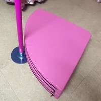 Tapis de pole dance portable en PVC extra épais de 50 mm, imperméable, durable, avec logo personnalisé pour la salle de sport et les activités sportives