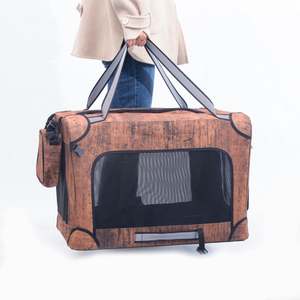 Jaula Plegable para Mascotas de Tela Oxford, Portátil para Interiores y Exteriores, con Malla Transpirable y Laterales Suaves, Ideal para Viajes - Product Image 1