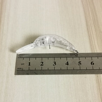 Leurre artificiel dur de type ver bionique micro-organisme ABS 5cm/2g, coulant, non revêtu, corps vierge non imprimé
