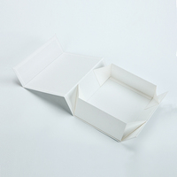 Boîte pliable rigide en carton blanc de qualité alimentaire, personnalisable, pour emballage de gâteaux, maquillage ou cadeaux, finition mate ou brillante, vente en gros