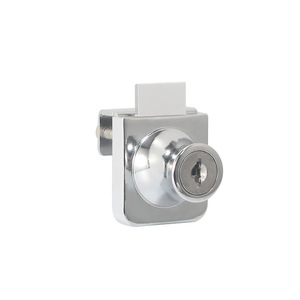 Glass Cabinet Door Lock Zinc Alloy Material Durable For Furniture Use - Product Image 2