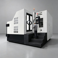Fresadora CNC Horizontal de Alta Resistencia BT50, Centro de Corte de Metal de Precisión Multisuperficie