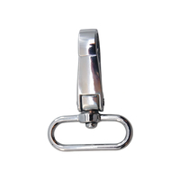 Mousquetons d'escalade à plaque large 32 mm en alliage de zinc, mousquetons pivotants à ressort pour colliers de chien et sacs